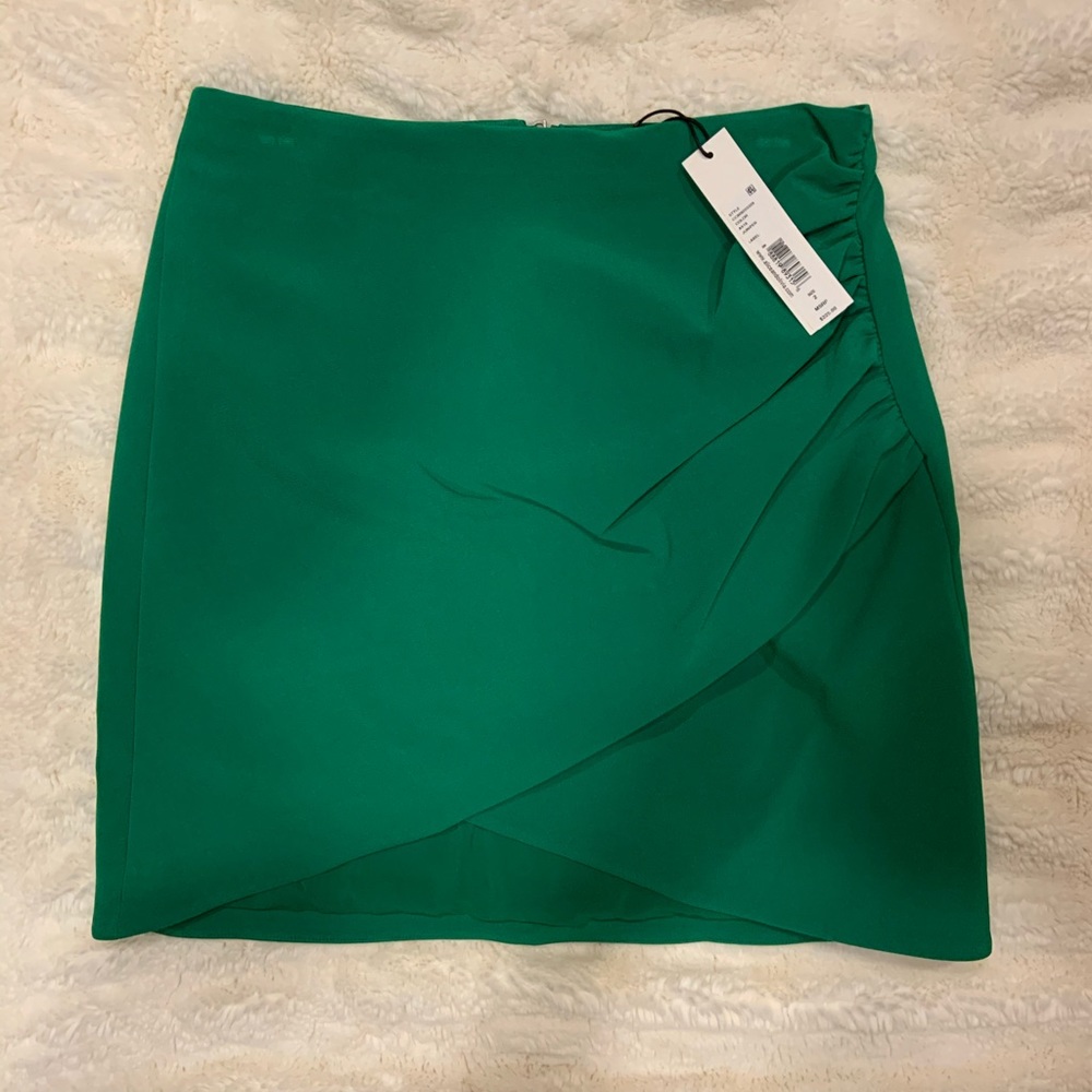 Draped mini skIrt